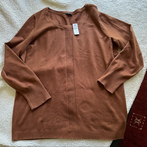 CJ Banks cotton cardigan sweater lovely!! 2X with a Bonus Talbots sweater! - Picture 9 of 14